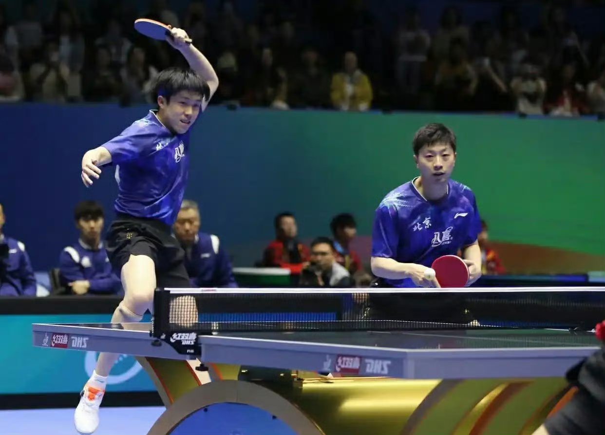 韩国乒乓球队横扫英国乒乓球队，马龙送出助攻